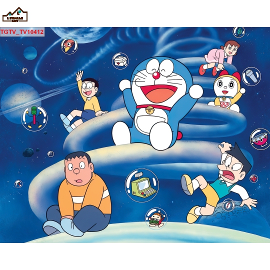 Tranh 3D Doremon 03