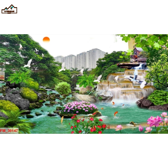 Tranh Sơn Thuỷ 3D 043