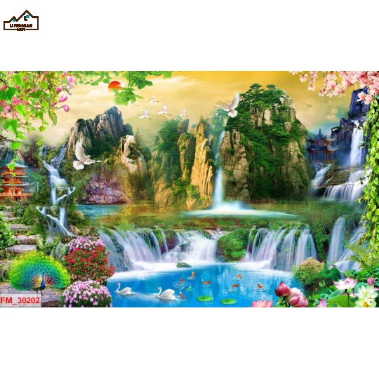 Tranh Sơn Thuỷ 3D 041