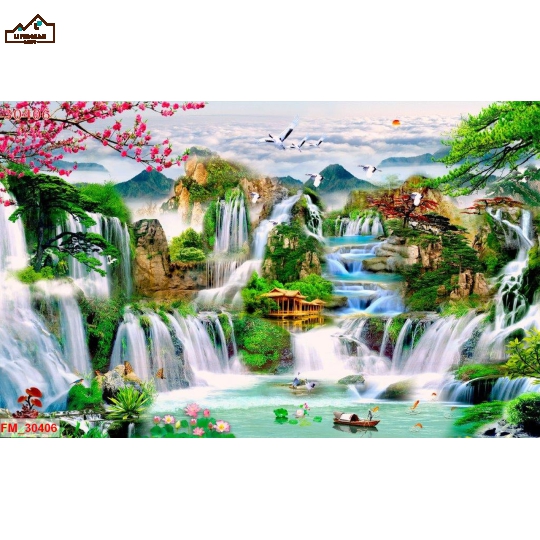 Tranh Sơn Thuỷ 3D 044