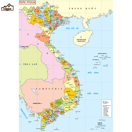 Tranh Bản Đồ Việt Nam
