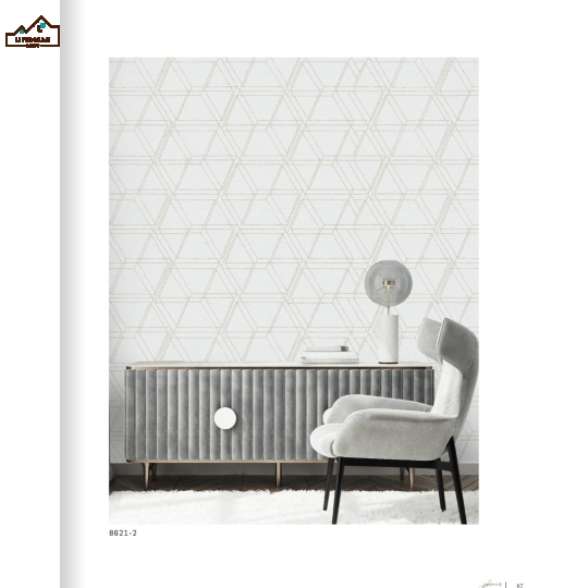 Giấy Dán Tường Vân Sọc Caro ( 8621-2 )