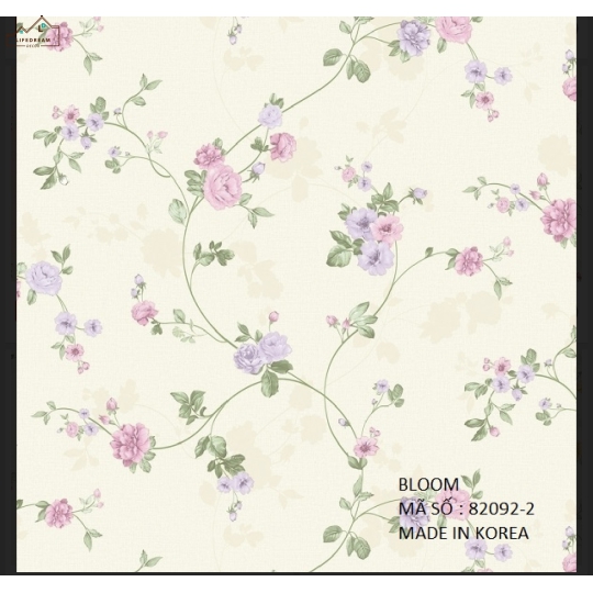 Giấy Dán Tường Mẫu Bông ( 82092-2 )