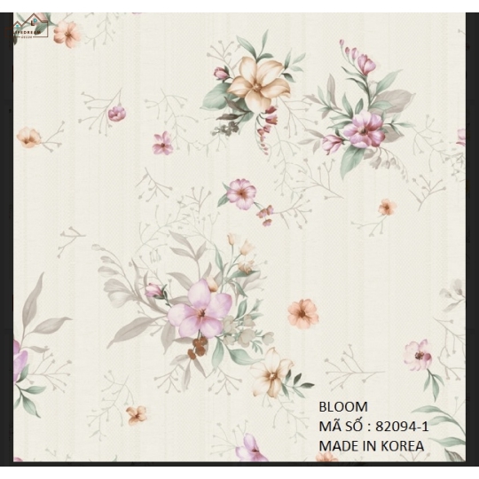 Giấy Dán Tường Mẫu Bông ( 82094-1 )