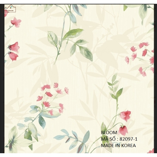 Giấy Dán Tường Mẫu Bông ( 82097-1 )