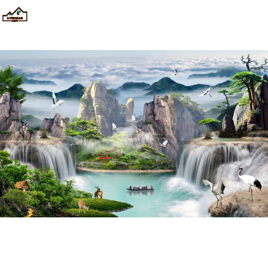 tranh sơn thủy 3D 11