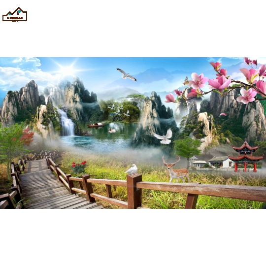 tranh sơn thủy 3D 12