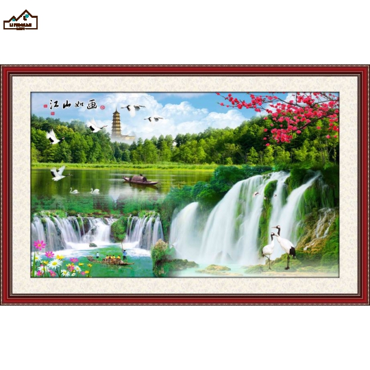 tranh sơn thủy 3D 14