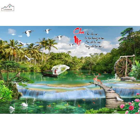 tranh sơn thủy 3D 17