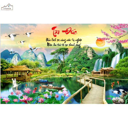 tranh sơn thủy 3D 19