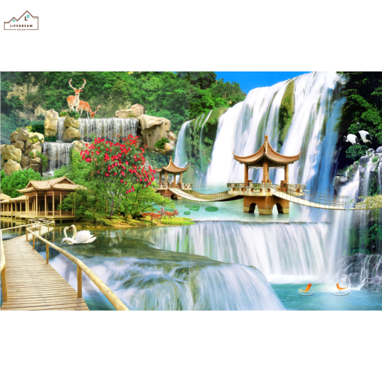 tranh sơn thủy 3D 23