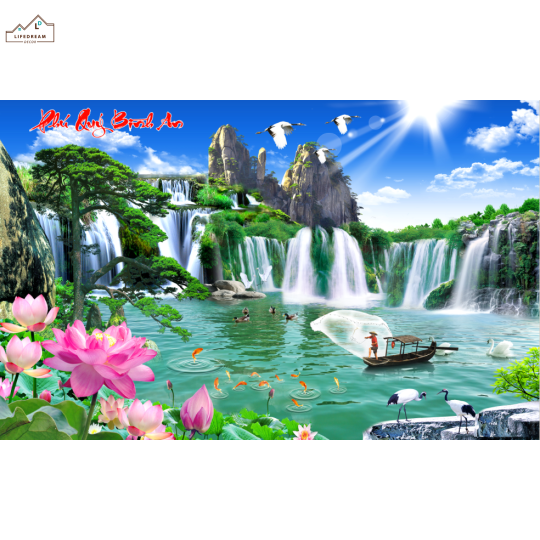 tranh sơn thủy 3D 25