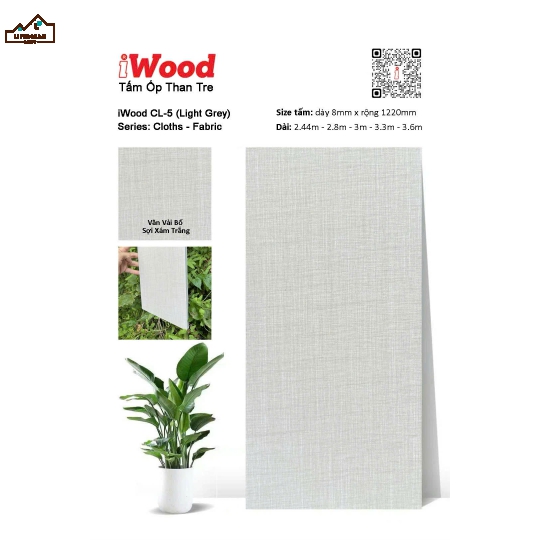 TẤM ỐP THAN TRE IWood CL-5