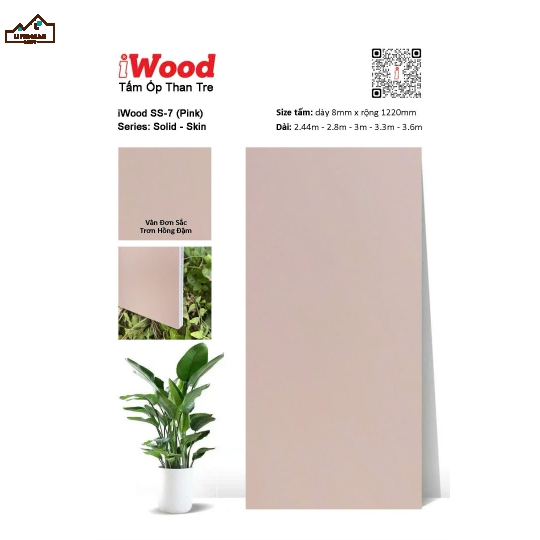 TẤM ỐP THAN TRE IWood SS-7