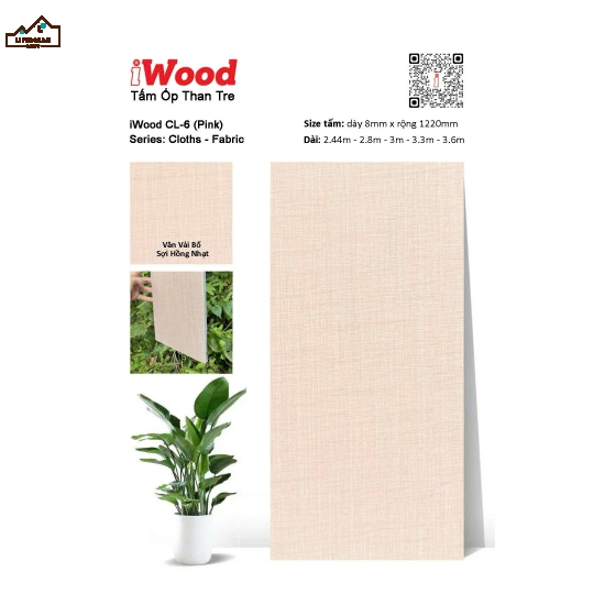 TẤM ỐP THAN TRE IWood CL-6