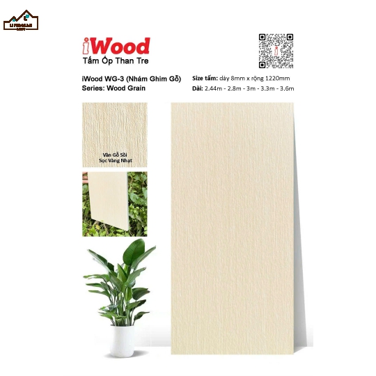 TẤM ỐP THAN TRE IWood WG-3