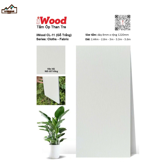 TẤM ỐP THAN TRE IWood CL-11