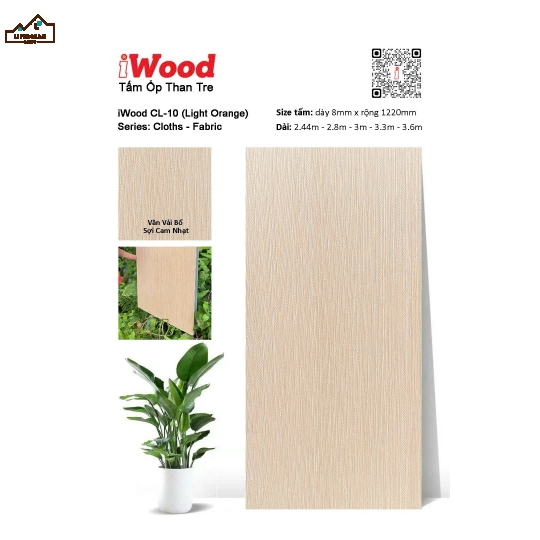 TẤM ỐP THAN TRE IWood CL-10