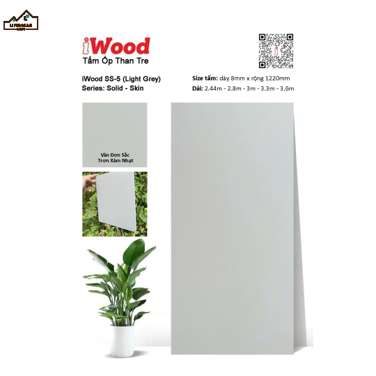 TẤM ỐP THAN TRE IWood SS-5