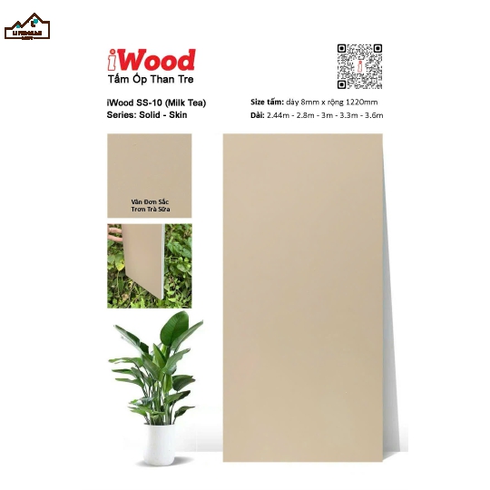 TẤM ỐP THAN TRE IWood CL-8
