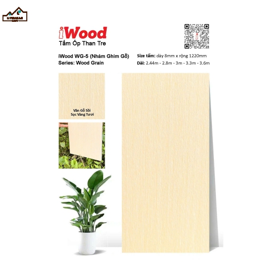 TẤM ỐP THAN TRE IWood  WG-5