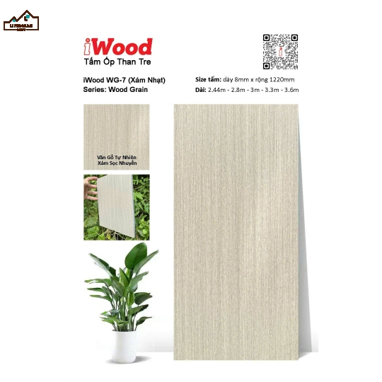 TẤM ỐP THAN TRE IWood WG-7