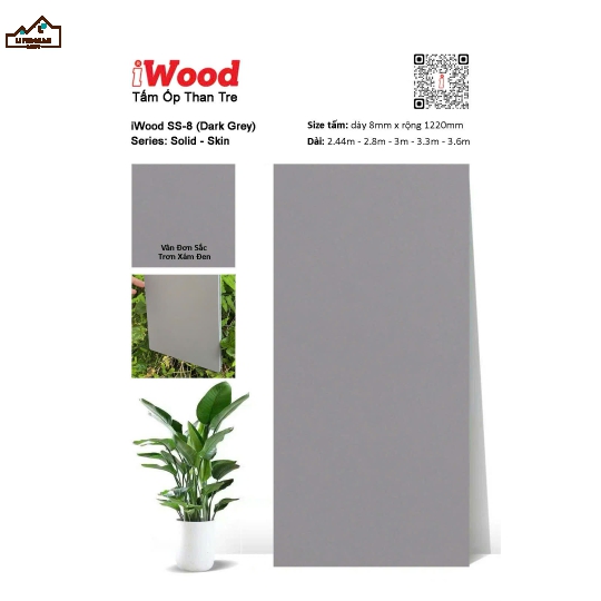 TẤM ỐP THAN TRE IWood SS-8