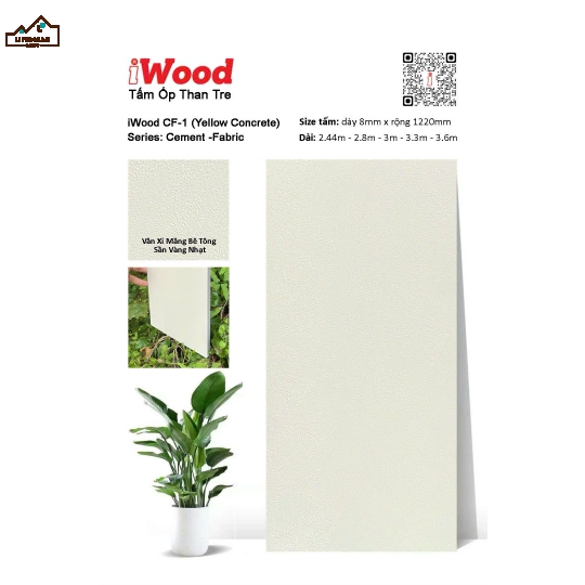 TẤM ỐP THAN TRE IWood CF-1