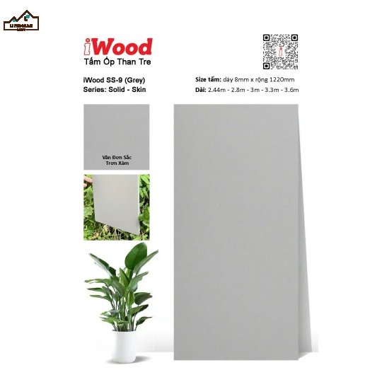 TẤM ỐP THAN TRE IWood  SS-9